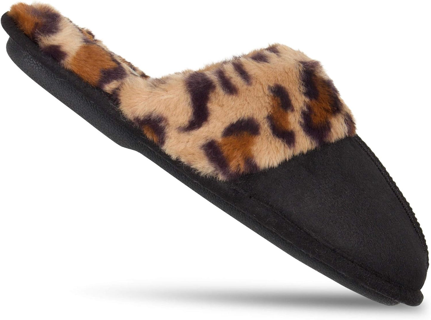 Women'S Comfy Faux Fur Memory Foam Slippers