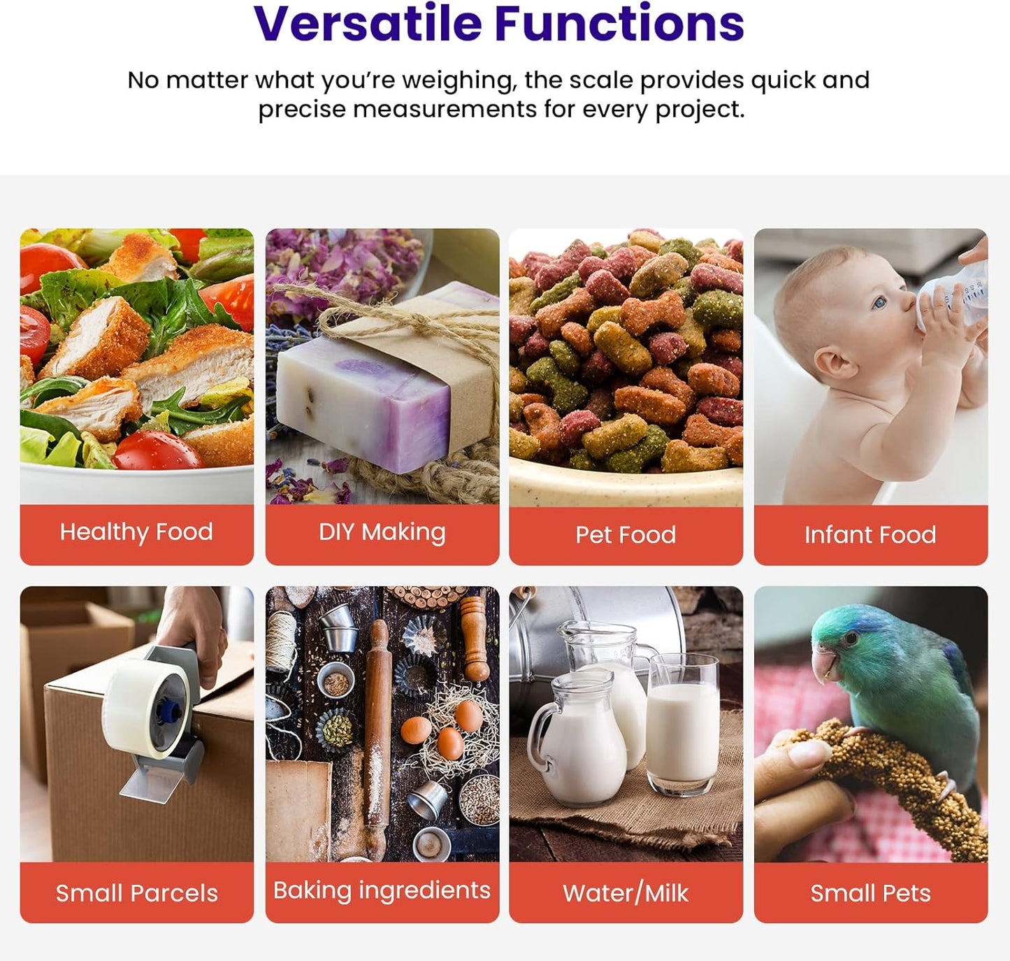 Food Kitchen Scale, Digital Mechanical Weighing Scale, Grams and Oz for Weight Loss,Cooking, and Baking, Black