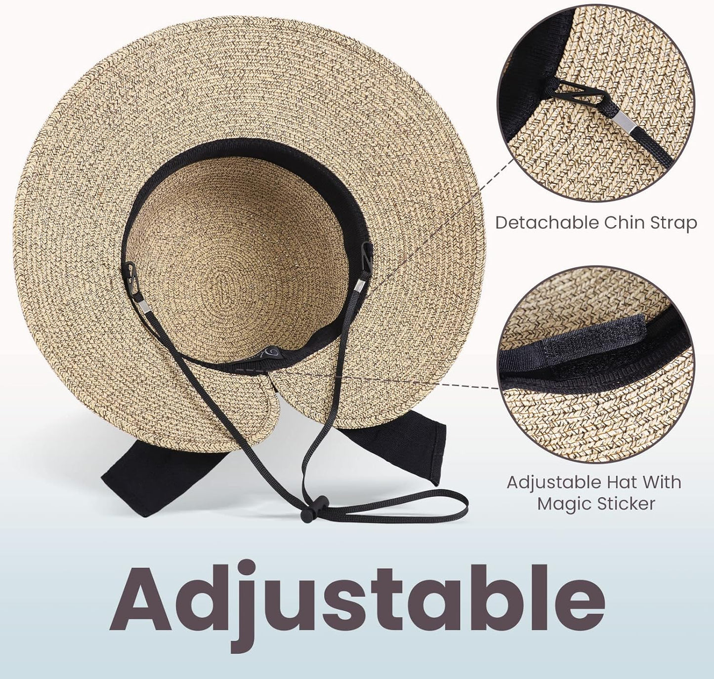 Sun Hats for Women UPF 50+ Women'S Lightweight Foldable/Packable Beach Sun Hat