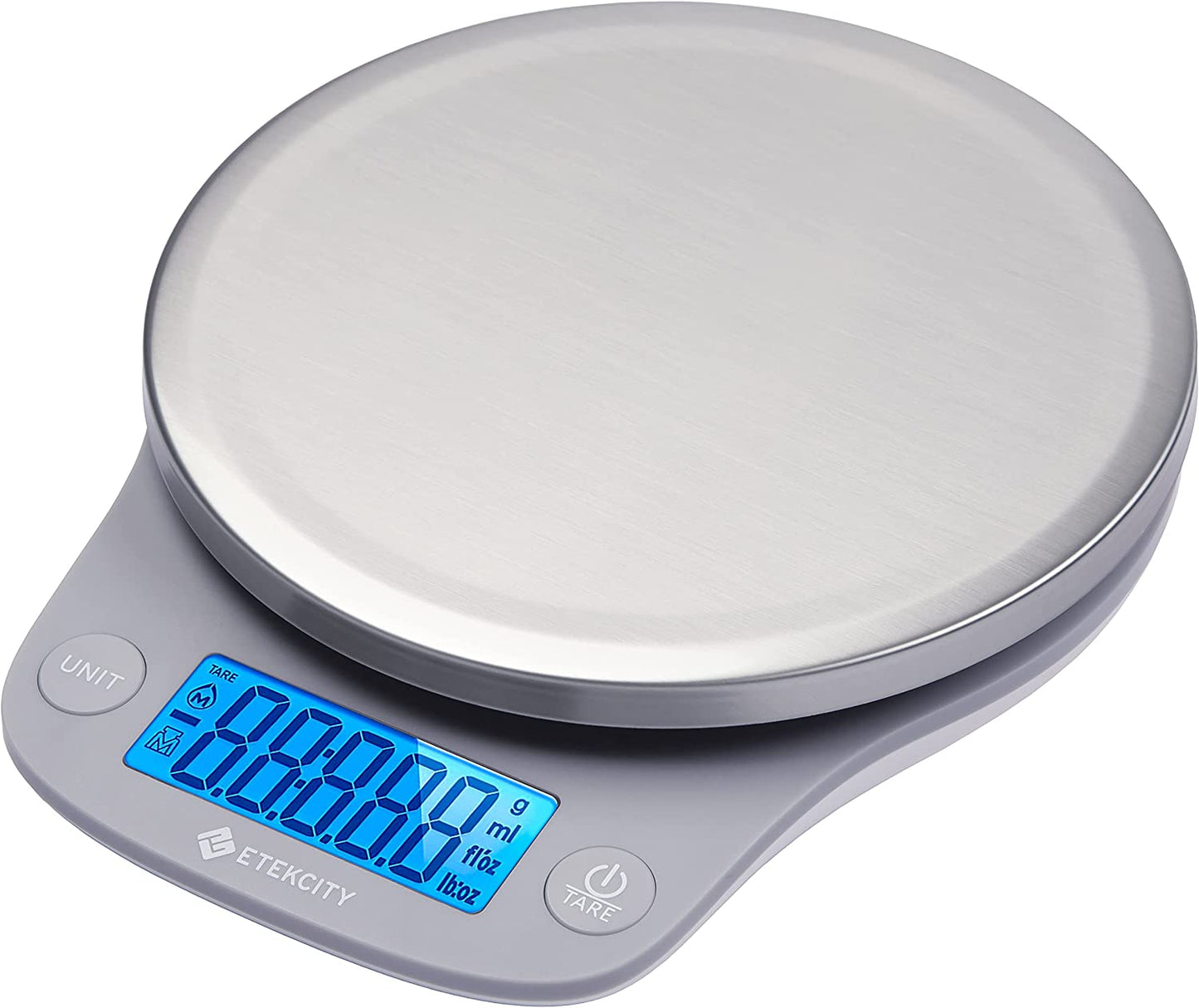 0.1G Food Kitchen Scale, Digital Ounces and Grams for Cooking, Baking, Meal Prep, Dieting, and Weight Loss 11Lb/5Kg 304 Stainless Steel