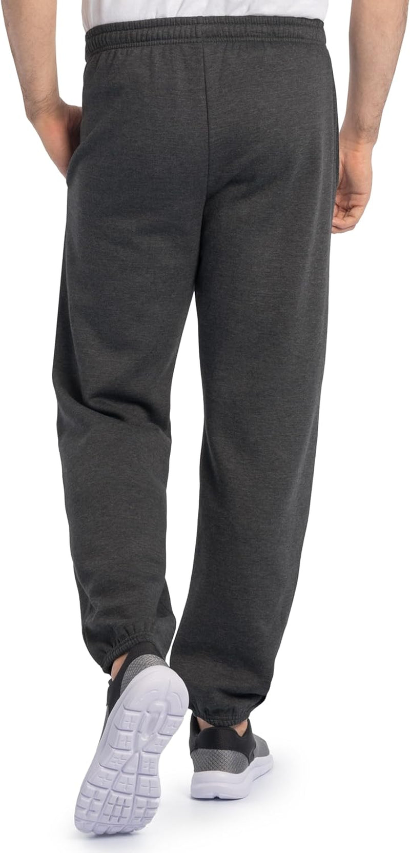 Eversoft Fleece Elastic Bottom Sweatpants with Pockets, Relaxed Fit, Moisture Wicking, Breathable
