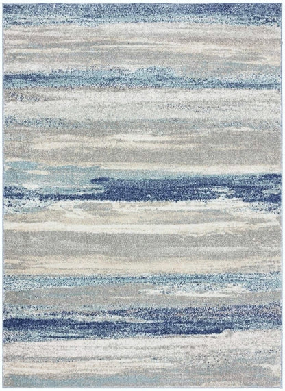 Tower Hill Abstract Blue 9X12 Area Rug